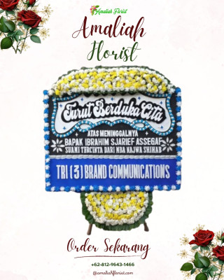 Papan Bunga Duka di Tambaksari