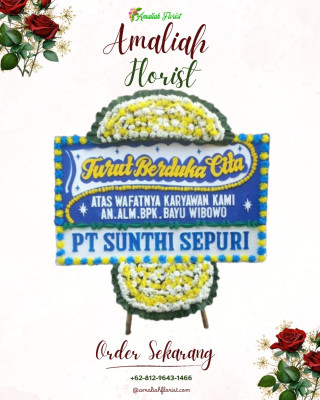 Papan Bunga Duka di Tambaksari